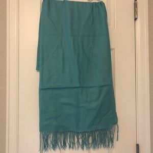 Teal Cashmere Scarf from Nordstrom